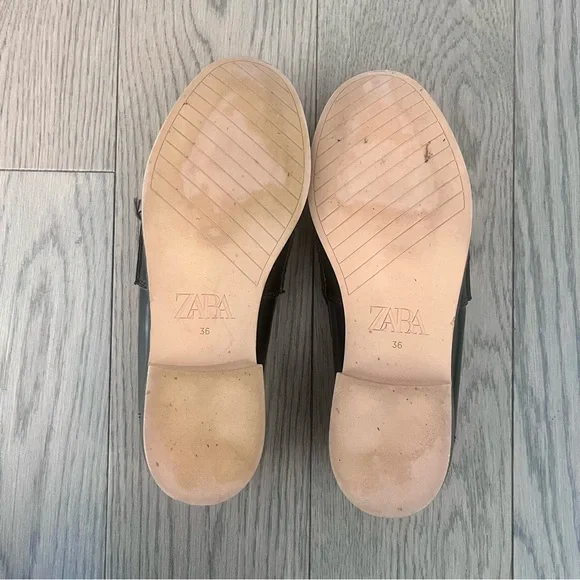 ZARA Black Loafers | 6 (36 EUR) | EUC - Picture 4 of 6